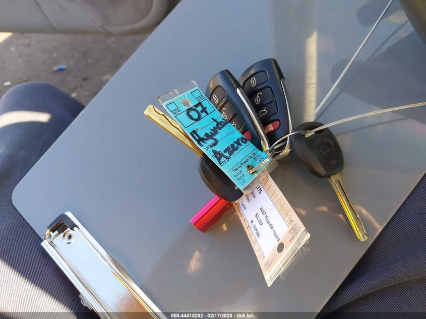 2007 Hyundai Azera Gls VIN: KMHFC46D97A222605 Lot: 44415202