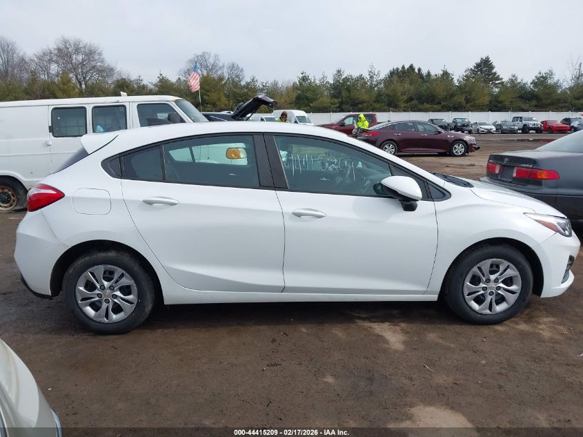 2019 Chevrolet Cruze Ls VIN: 3G1BC6SM5KS525014 Lot: 44415209