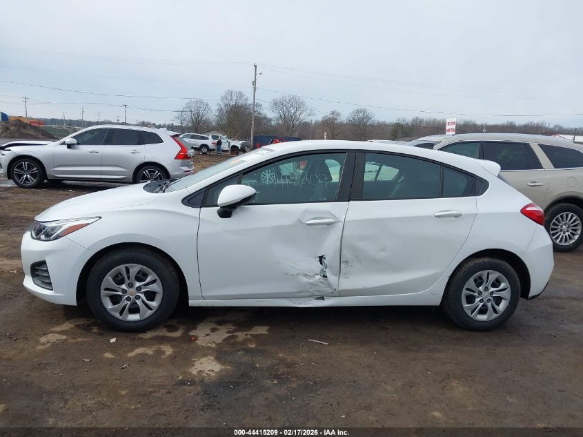2019 Chevrolet Cruze Ls VIN: 3G1BC6SM5KS525014 Lot: 44415209