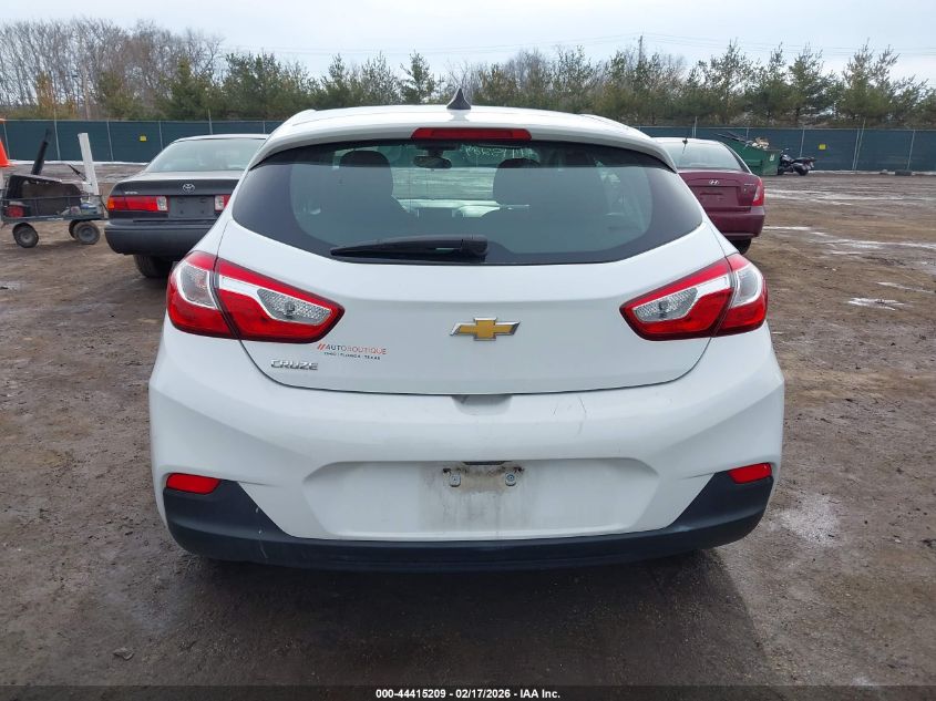 2019 Chevrolet Cruze Ls VIN: 3G1BC6SM5KS525014 Lot: 44415209