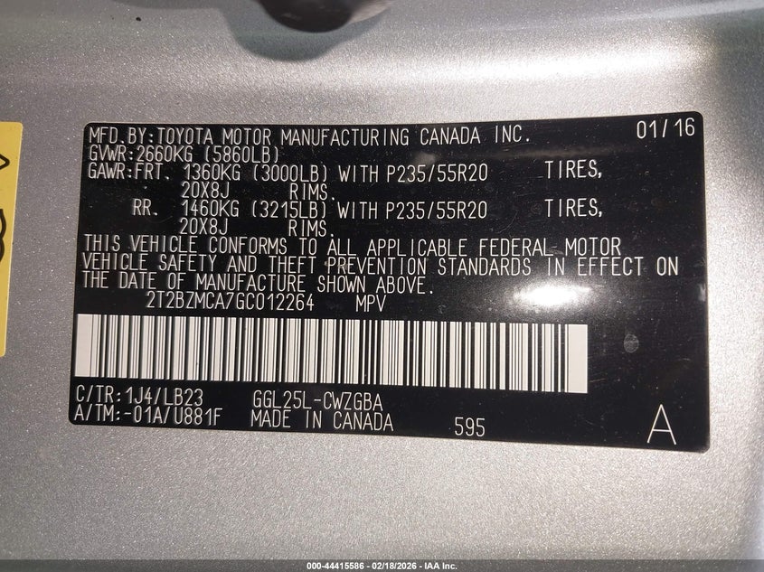 2016 Lexus RX 350 - Ansicht 9