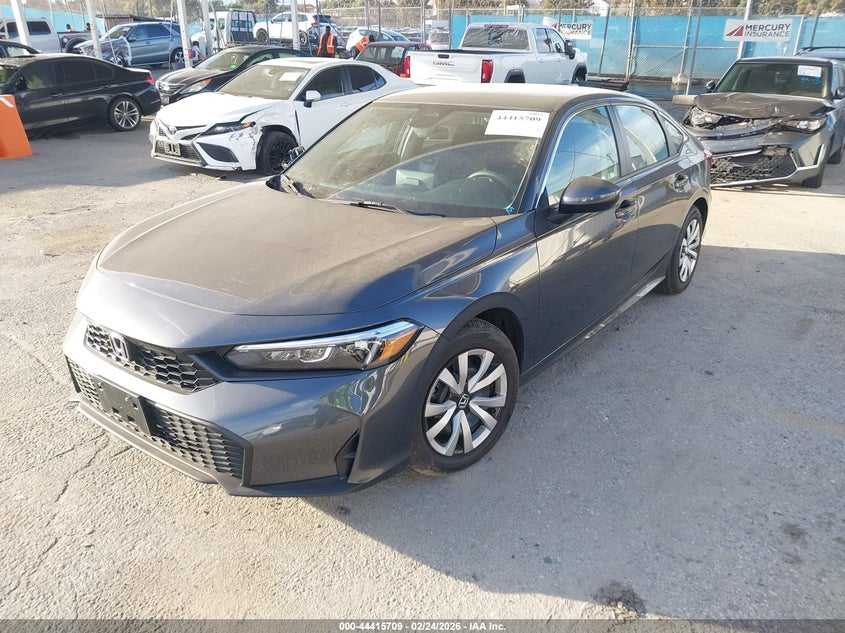 2026 Honda Civic Lx 2HGFE2F21TH520001 photo 1