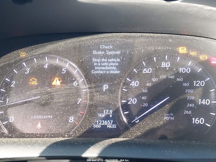 2008 Lexus Ls 460 VIN: JTHBL46F585054121 Lot: 44415713