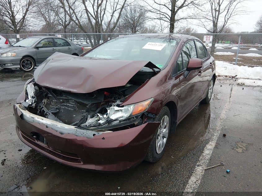 19XFB2F54CE357325 2012 Honda Civic 1.8 Lx brown