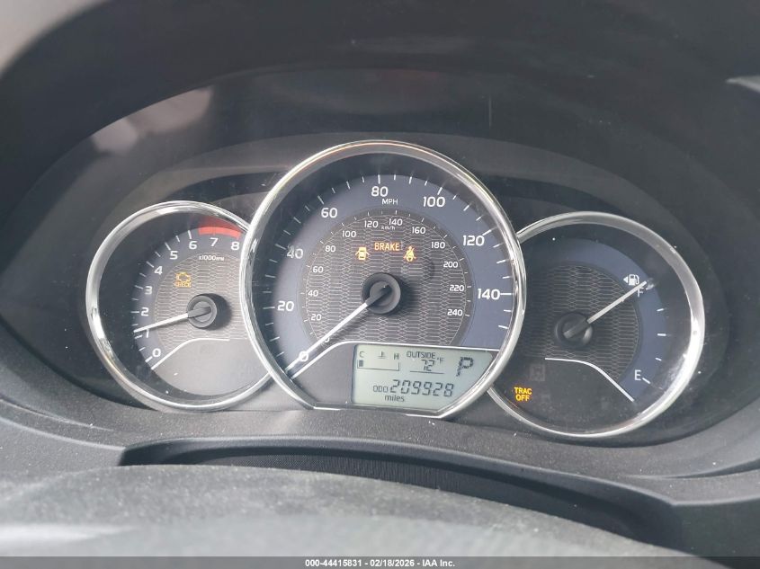 2016 Toyota Corolla Le VIN: 5YFBURHE4GP503337 Lot: 44415831