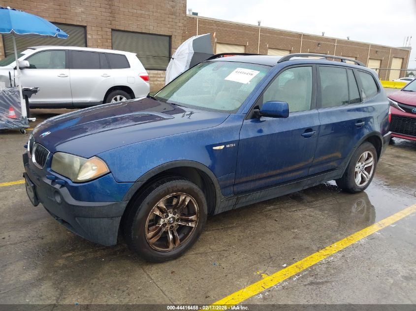 2004 BMW X3 2.5I