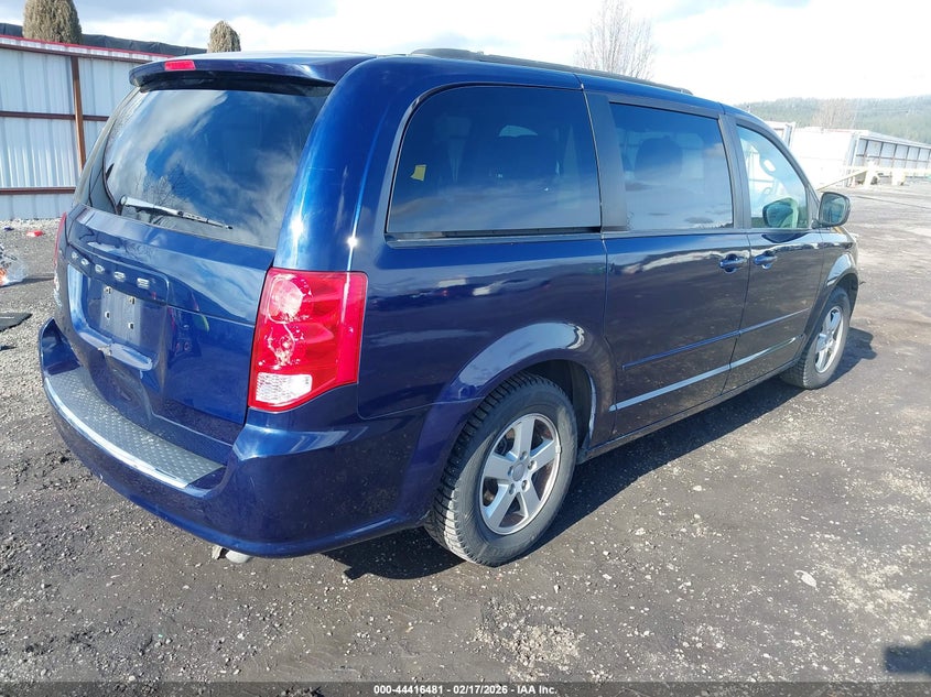 2C4RDGCG9CR231227 2012 Dodge Caravan 3.6 Grand Sxt blue