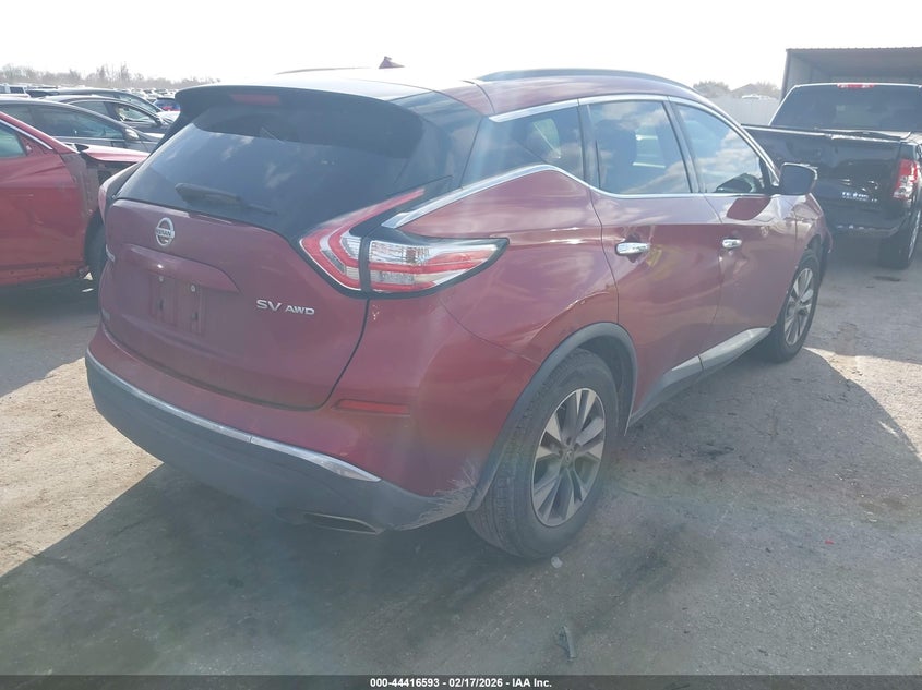 2016 Nissan Murano Platinum/S/Sl/Sv