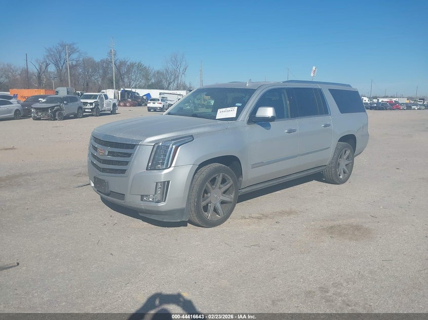 Vin: 1gys3jkjxgr268971, lot: 44913214, cadillac escalade esv premium collection 20162