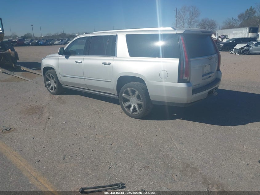 Vin: 1gys3jkjxgr268971, lot: 44913214, cadillac escalade esv premium collection 20163