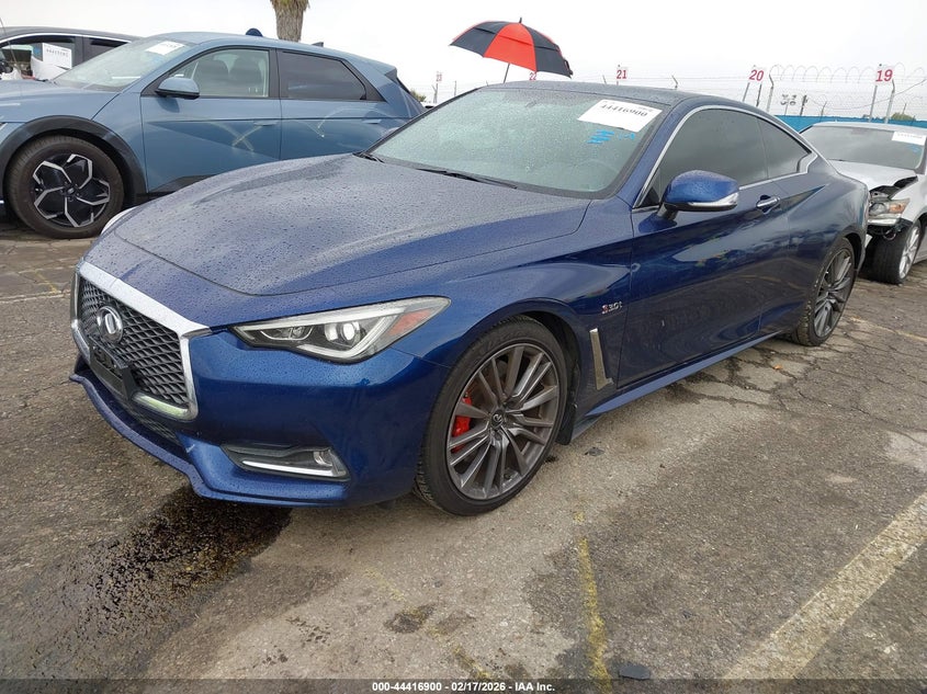 2017 Infiniti Q60 3.0T Red Sport 400