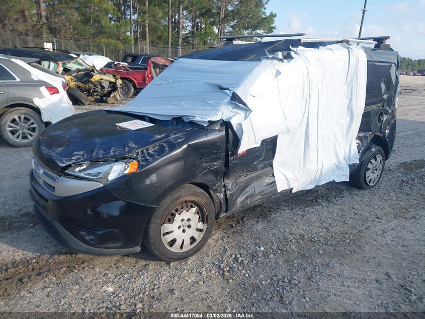 Vin: zfberfbt1f6a36944, lot: 44913655, ram promaster city tradesman slt 20152