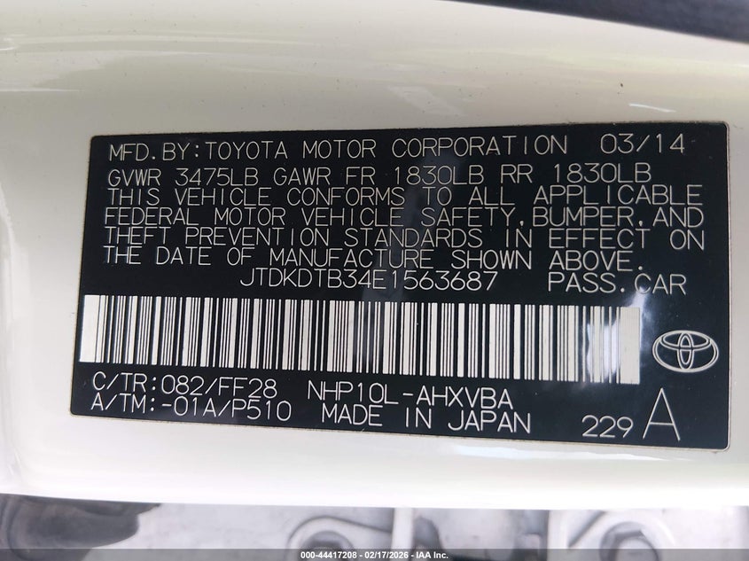 2014 Toyota Prius C Two #9