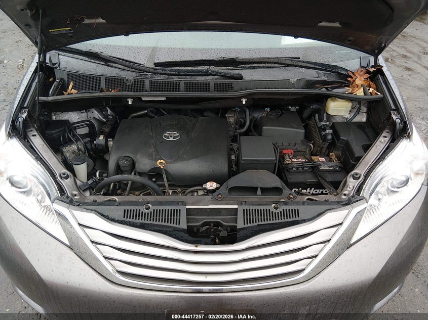 2017 Toyota Sienna Xle Premium 8 Passenger VIN: 5TDYZ3DC6HS861626 Lot: 44417257