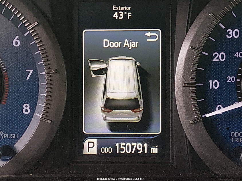 2017 Toyota Sienna Xle Premium 8 Passenger VIN: 5TDYZ3DC6HS861626 Lot: 44417257