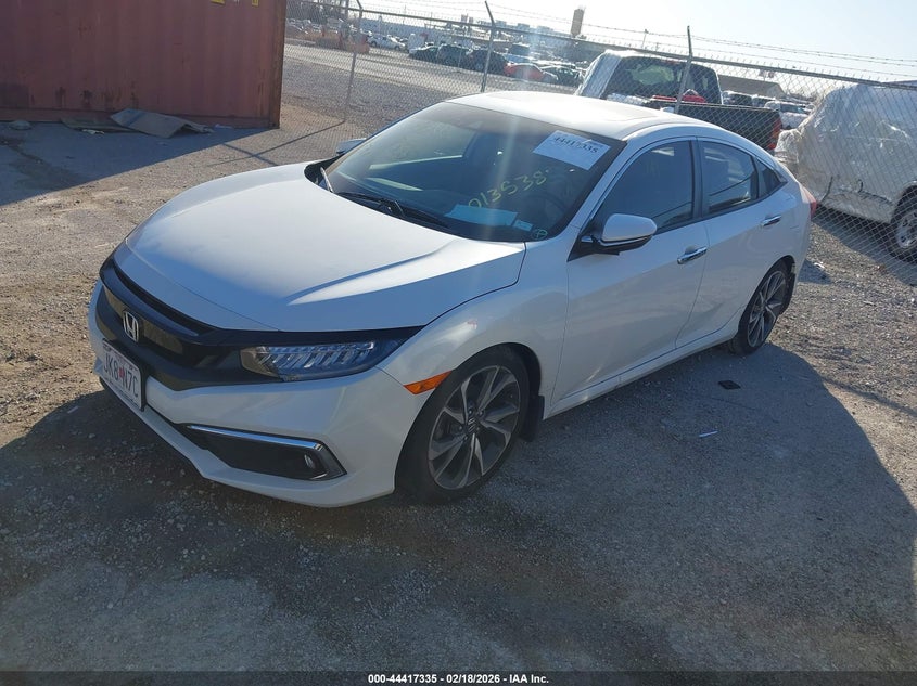 VIN JHMFC1F91KX013538 2019 HONDA CIVIC TOURING