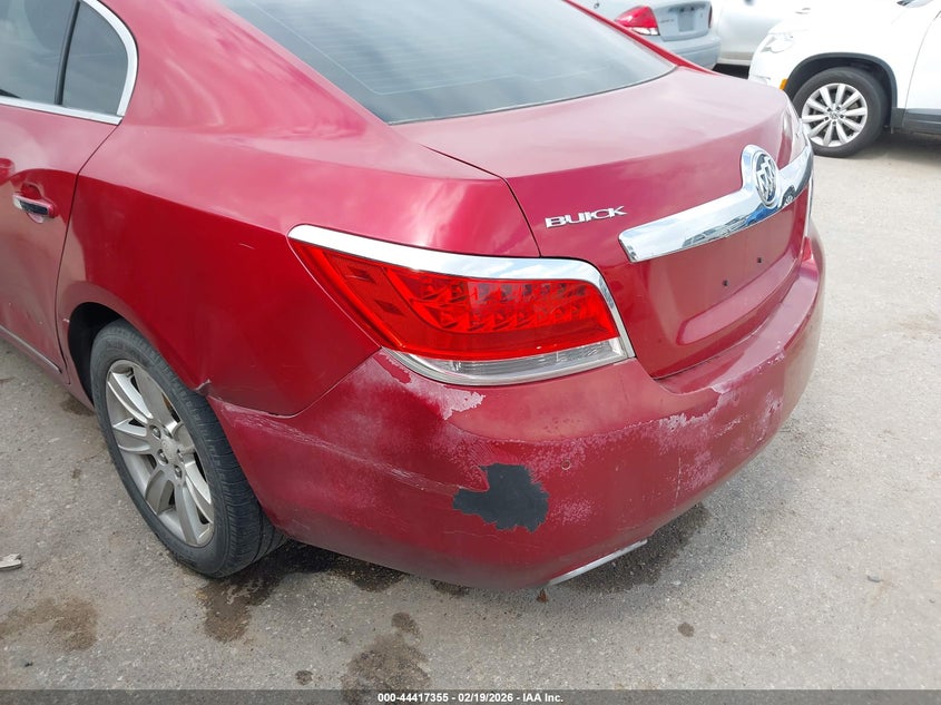 2012 Buick Lacrosse 3.6 Lacrosse Premium 1 Group red Lot 111044417355 Vin 1G4GD5G36CF309856
