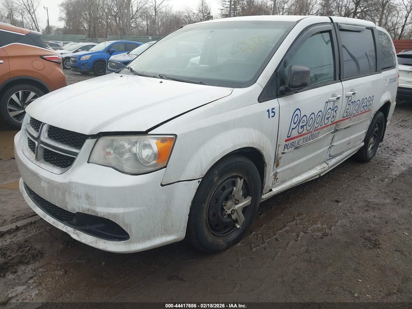 Vin: 2c4rdgbg7fr634872, lot: 44914278, dodge grand caravan se 20152