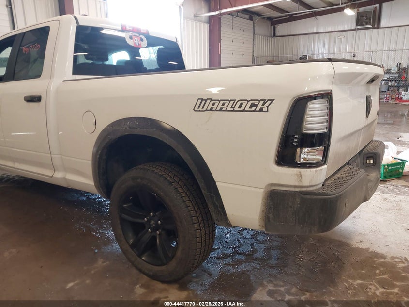 2021 Ram 1500 3.6 Ram Classic Warlock 4X4 6'4 Box white Lot 111044417770 Vin 1C6RR7GGXMS525495