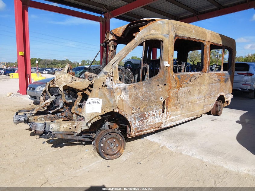 Vin: 1fbax2c83rkb65270, lot: 44914637, ford transit-350 passenger van xl 20242