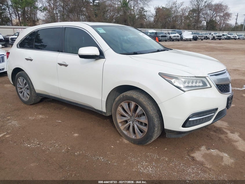 2015 Acura Mdx Technology Package