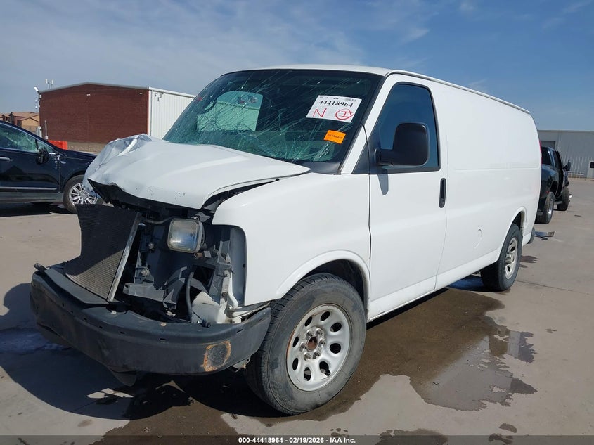 Vin: 1gcsgafx8e1109368, lot: 44915556, chevrolet express 1500 work van 20142