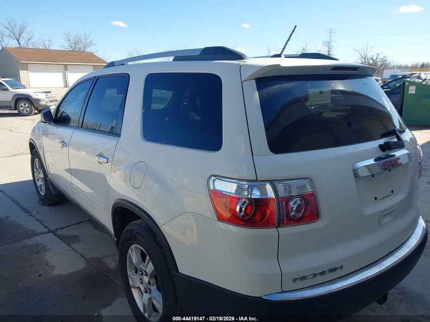 Vin: 1gkkrped0cj217053, lot: 44915739, gmc acadia sle 20123