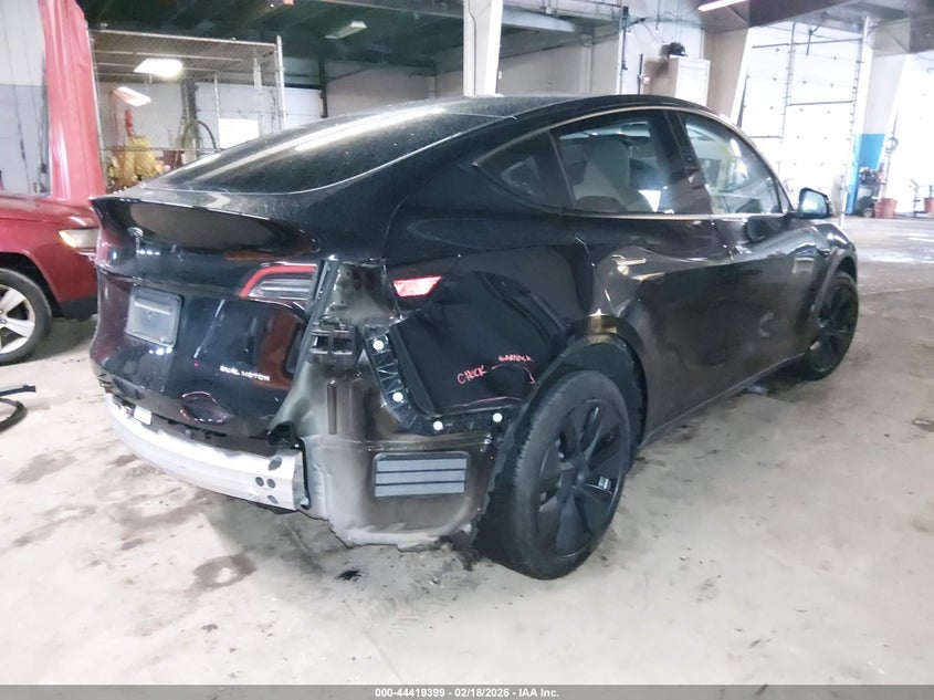 Vin: 7saygdee7sf288889, lot: 44915992, tesla model y long range dual motor all-wheel drive 20254