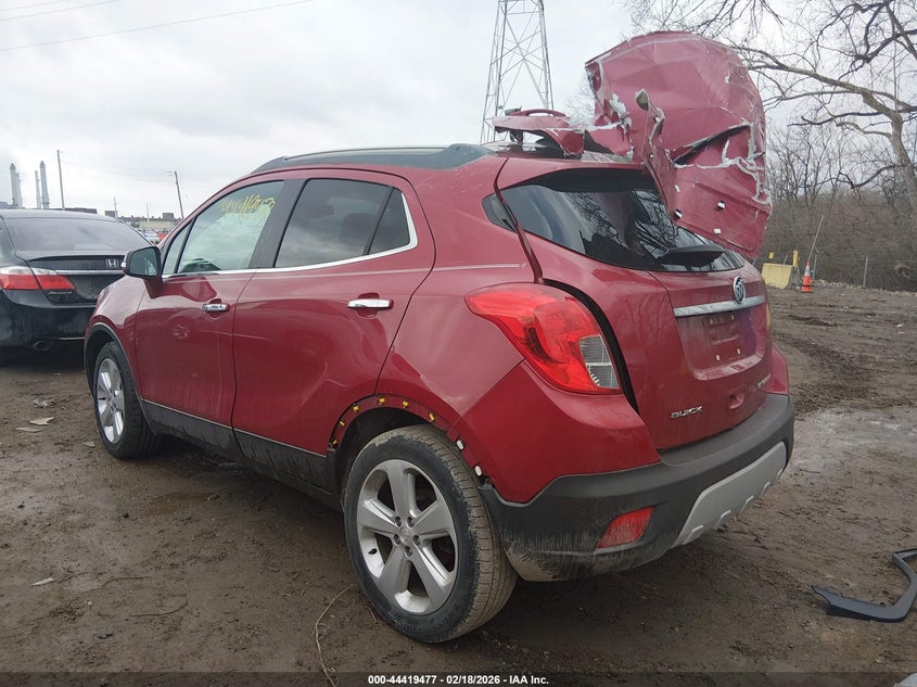 Vin: kl4cjasb4gb582837, lot: 44916068, buick encore 20163