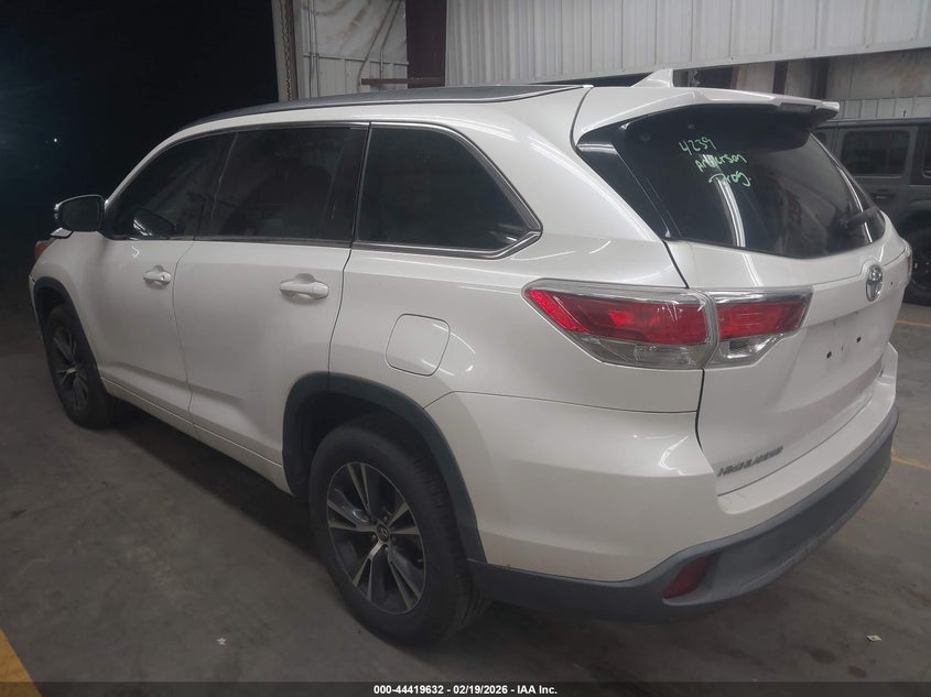 2016 Toyota Highlander Xle V6