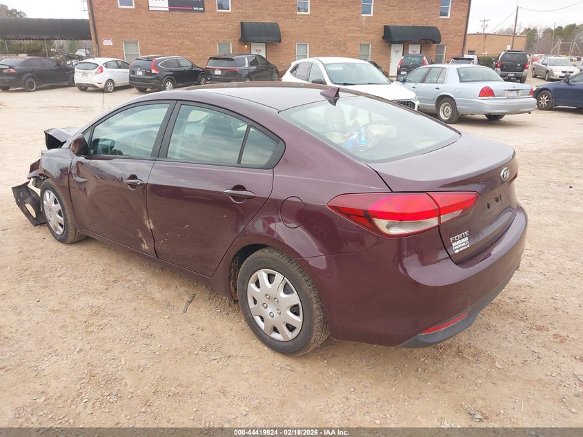 Vin: 3kpfk4a78je182899, lot: 44916417, kia forte lx 20183
