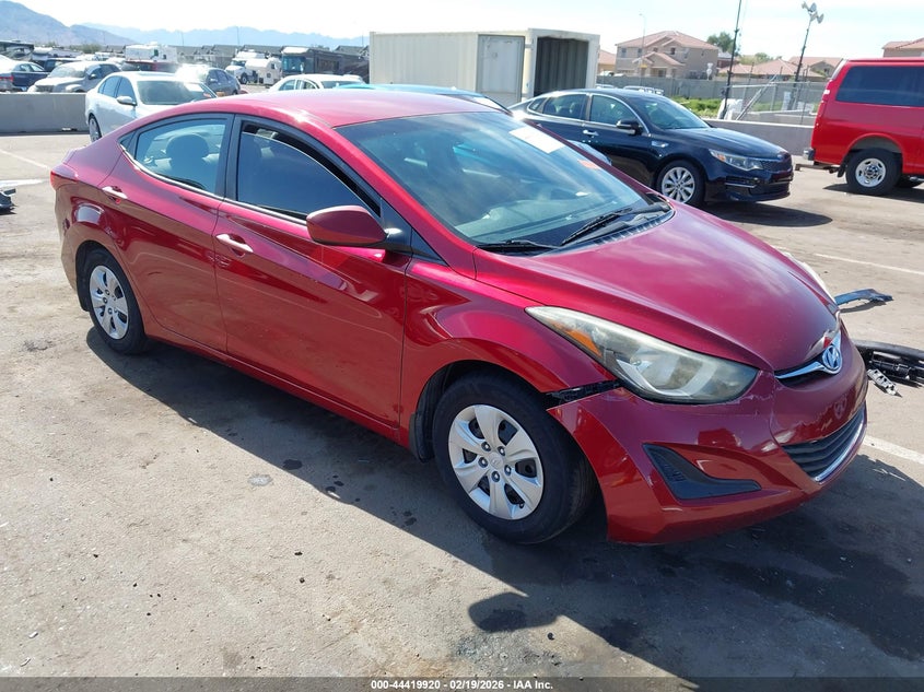 2016 Hyundai Elantra Limited/Se/Value Edition
