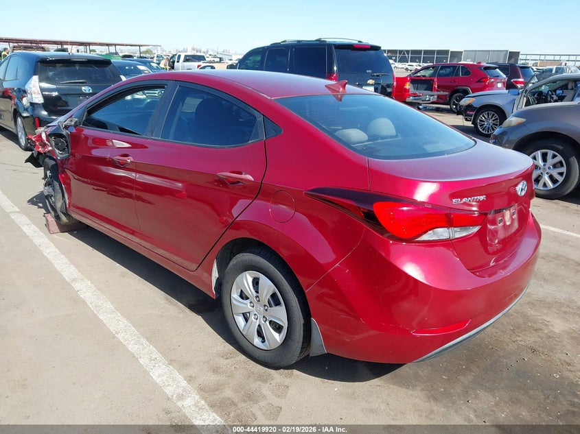 2016 Hyundai Elantra Limited/Se/Value Edition