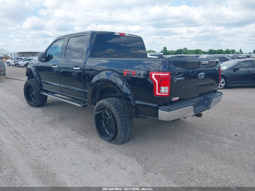 Vin: 1ftew1ef0gkd93794, lot: 44916513, ford f-150 xlt 20163