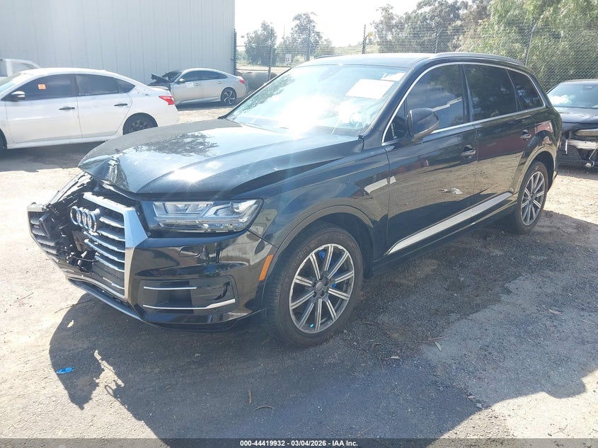 Vin: wa1laaf72hd005929, lot: 44916524, audi q7 3.0t premium 20172