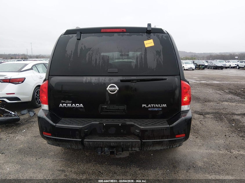 2012 Nissan Armada Platinum VIN: 5N1BA0NE0CN608341 Lot: 44419933
