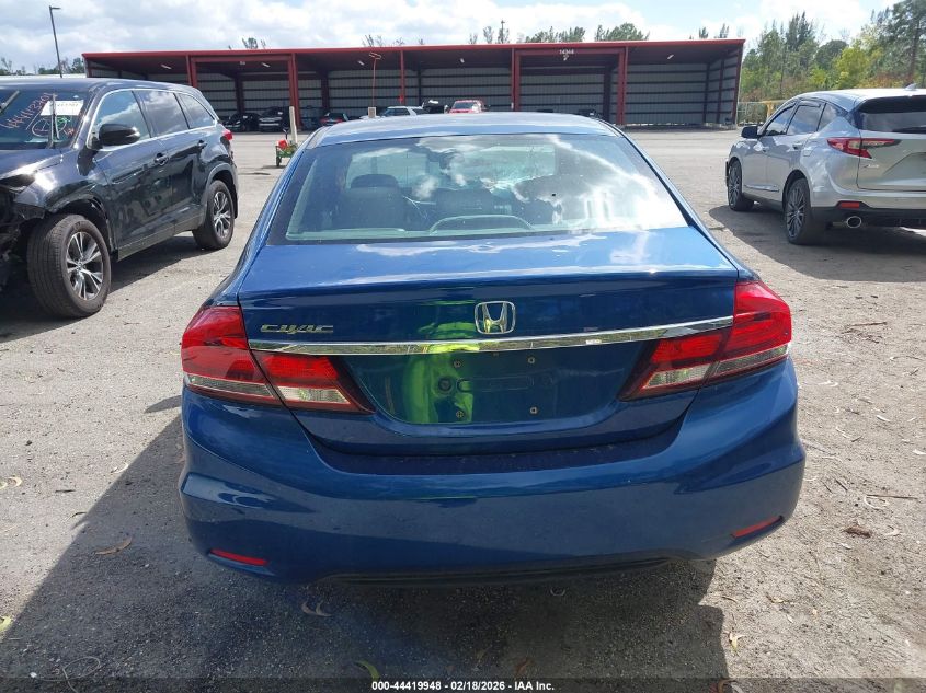 2013 Honda Civic Lx VIN: 19XFB2F56DE099133 Lot: 44419948