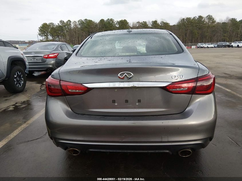 2019 Infiniti Q50 2.0T Pure VIN: JN1CV7AP0KM110130 Lot: 44420051