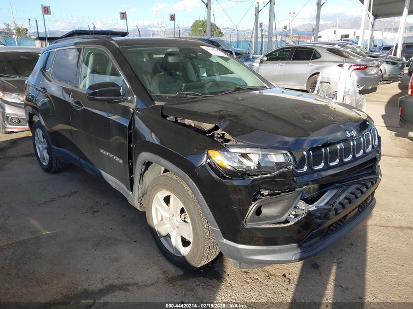 3C4NJCBB3NT214252 2022 Jeep Compass Latitude Fwd auction photo 1
