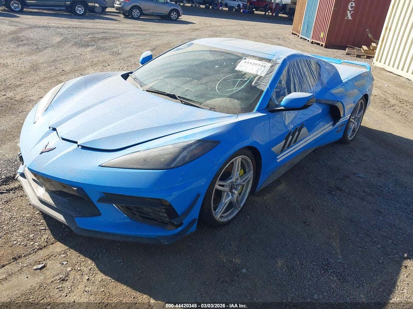 Vin: 1g1yb2d41m5101135, lot: 44916940, chevrolet corvette stingray rwd  2lt 20212