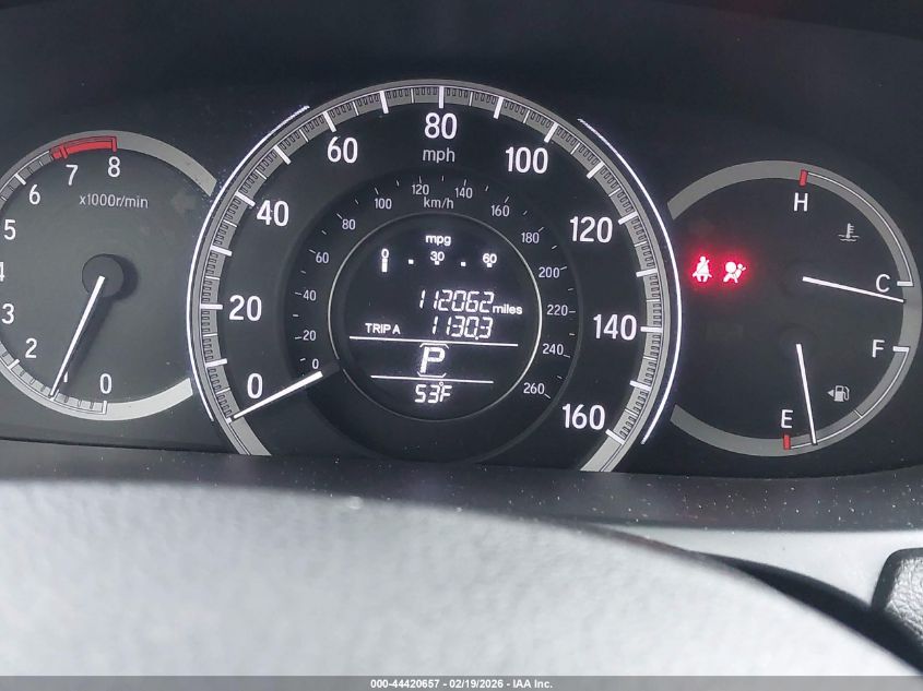 2016 Honda Accord Lx VIN: 1HGCR2F35GA057929 Lot: 44420657