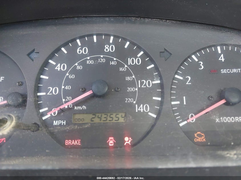 2001 Toyota Camry Solara Sle V6 VIN: 2T1CF28P41C489986 Lot: 44420692