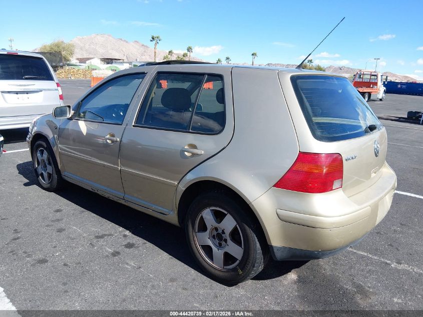 2003 Volkswagen Golf Gls 2.0L