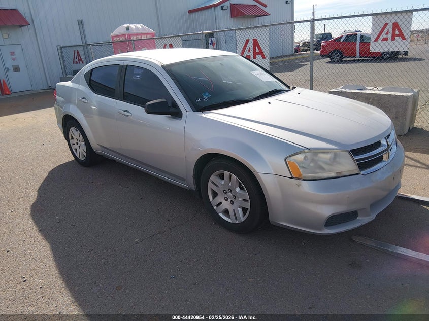 Vin: 1c3cdzab0cn243888, lot: 44917546, dodge avenger se 2012 img_1