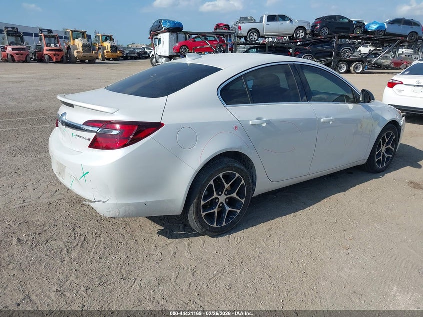 2017 Buick Regal 2.0 Turbo Sport Touring white Lot 111044421169 Vin 2G4GL5EX6H9193597