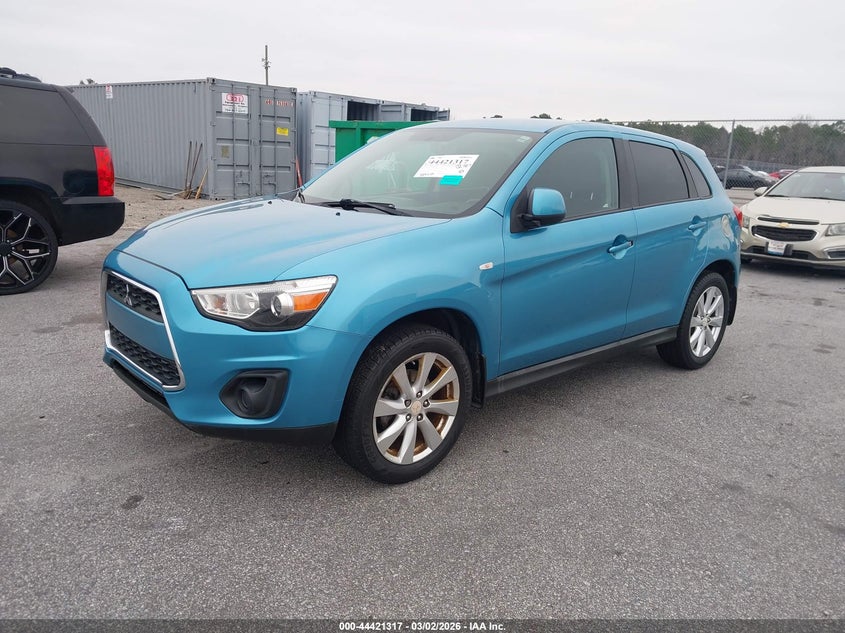Vin: 4a4ap3au9ee010578, lot: 44917908, mitsubishi outlander sport es 20142