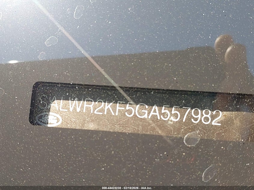 2016 Land Rover Range Rover Sport 3.0L V6 Turbocharged Diesel Hse Td6 VIN: SALWR2KF5GA557982 Lot: 44422238