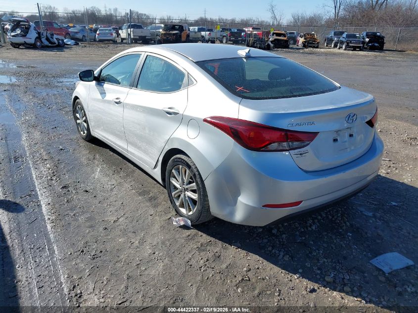 2016 Hyundai Elantra Se