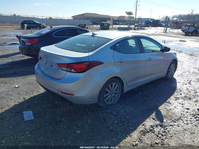 2016 Hyundai Elantra Se