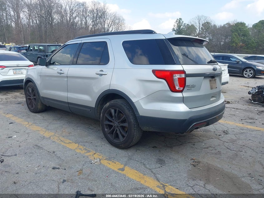 Vin: 1fm5k7d86hgd01539, lot: 44920037, ford explorer xlt 20173